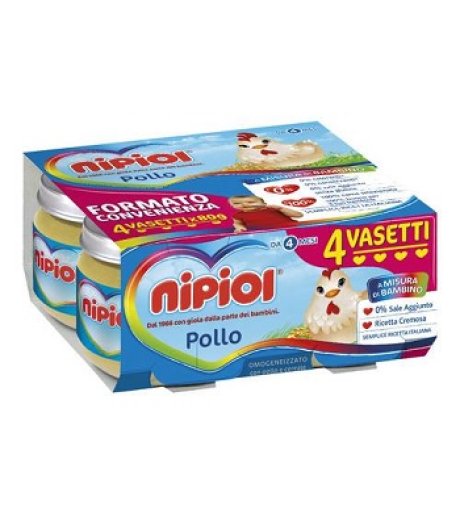 Nipiol Omog Pollo 4x80g