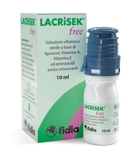 LACRISEK FREE SOL OFT S/CO10ML