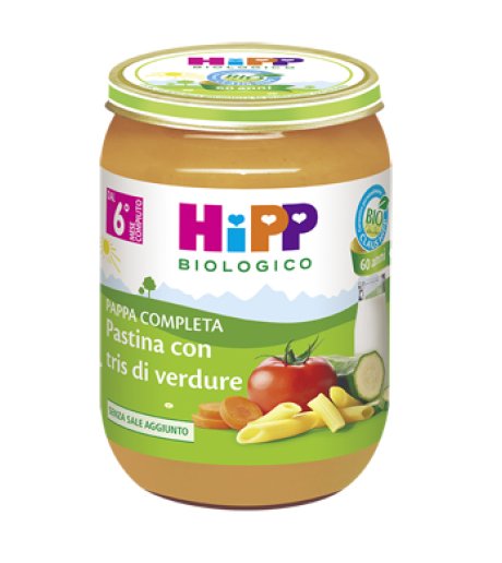 HIPP PASTINA TRIS VERDURE 190G