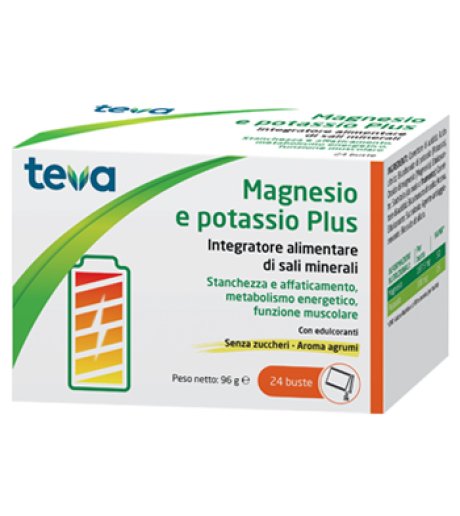 MAGNESIO POTASSIO TEVA 24BUSTE