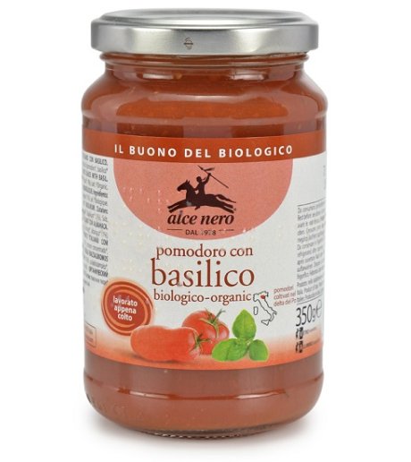 POMODORO C/BASILICO BIO350G ALCE