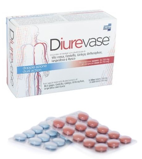 DIUREVASE 30CPR AZZ+30CPR ROSS