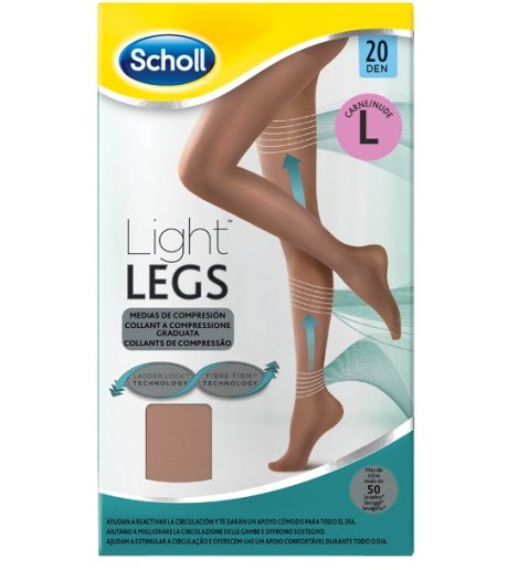 SCHOLL LIGHTLEGS20 DEN L NUDE