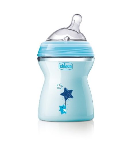 CH BIB NAT-FEEL 2M+ BOY 250ML