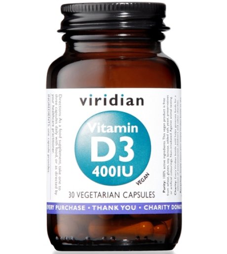 VITAMIN D3 400IU 30CPS VEG NATUR