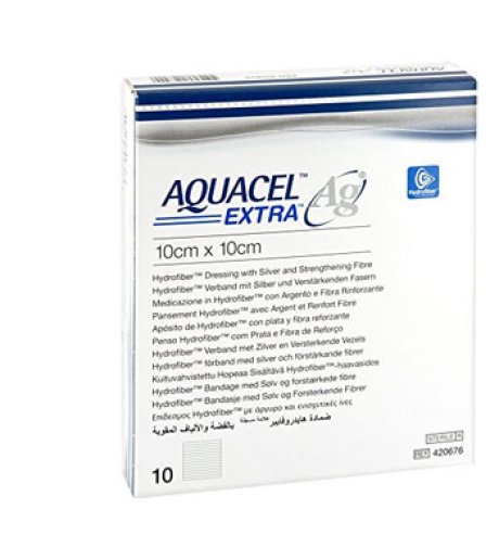 Aquacel Ag Extra Drs10x10cm 10