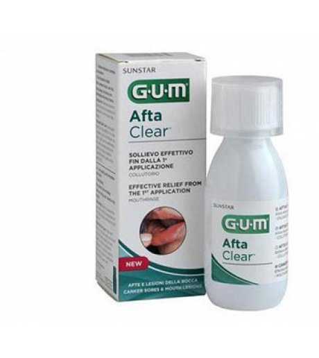 GUM AFTACLEAR RINSE 120ML