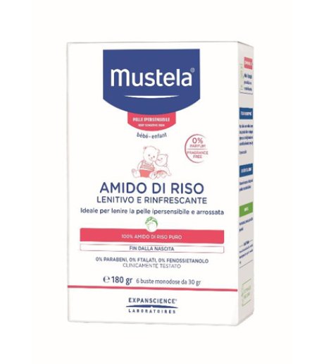 MUSTELA AMIDO DI RISO 180G<