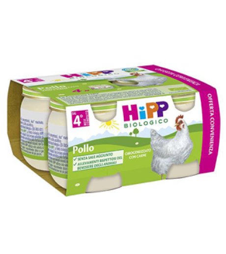 HIPP BIO OMOG POLLO 4X80G