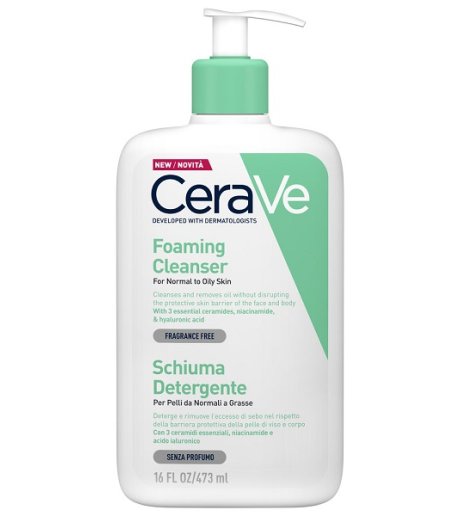 CERAVE SCHIUMA DET VISO 473ML