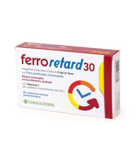 FERRO RETARD 30CPR