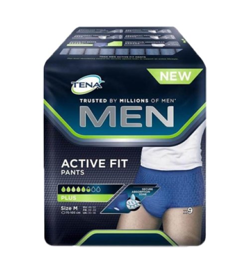 TENA MEN PANTS ACTIVE FIT M 9P