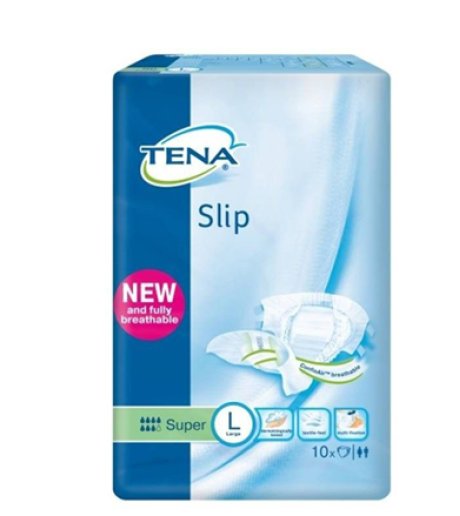 TENA SLIP SUP PANN L 10PZ 711210