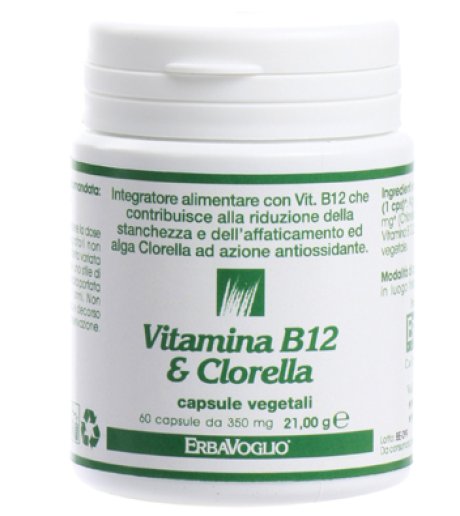 VITAMINA B12+CLORELLA 60CPS