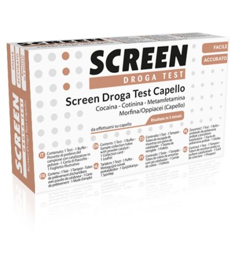 SCREEN DROGA TEST CAPELLO