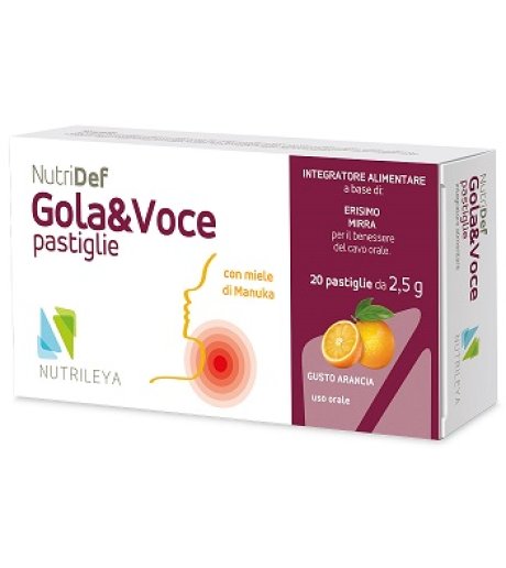 NUTRIDEF GOLA&VOCE ARA 20PAST