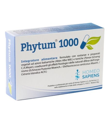 PHYTUM 1000 30CPS 500MG