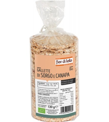 GALLETTE SORGO E CANAPA 120G