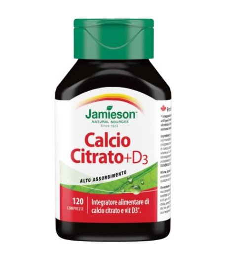 JAMIESON CALCIO CITRATO+VIT D3