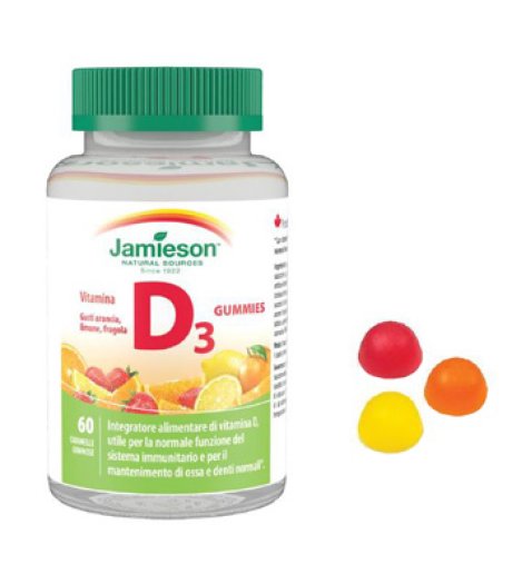 JAMIESON VITAMINA D GUM 60CARA