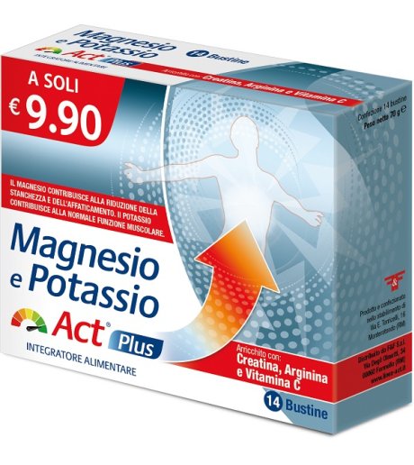 MAGNESIO POTASSIO ACT PLUS 14BS