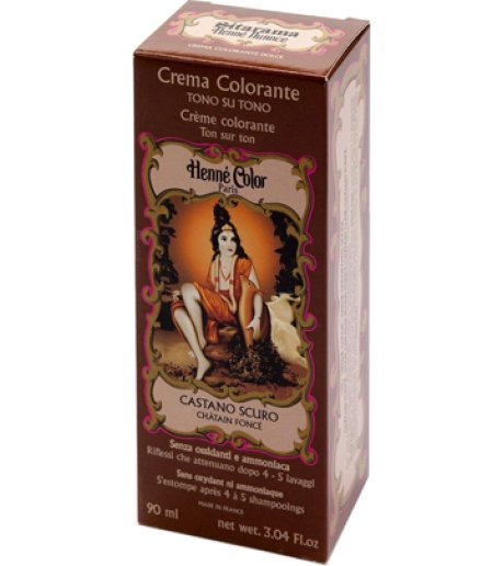 HENNE' CREMA CASTANO SCURO 90M