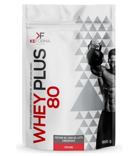 WHEY PLUS 80 FRAGOLA BUSTA900G