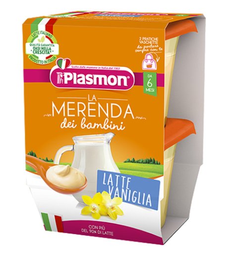 PLASMON Mer.Latte/Van.2x120g