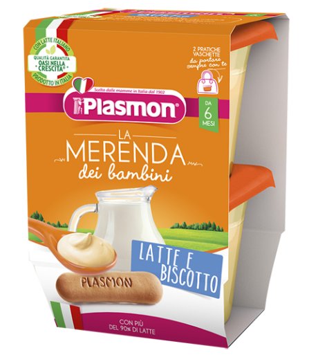 PLASMON MEREN LATTE BISC 2X120G