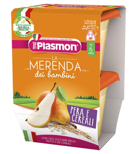 PLASMON Mer.Pera/Cer.2x120g