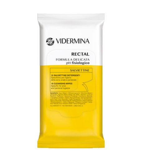 VIDERMINA RECTAL SALVIETTE15PZ