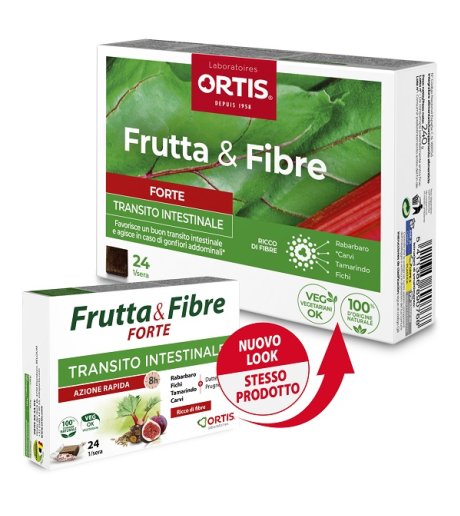 FRUTTA & FIBRE FORTE 24CUBETTI