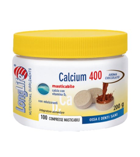 LONGLIFE CALCIUM CACAO 100CPR<