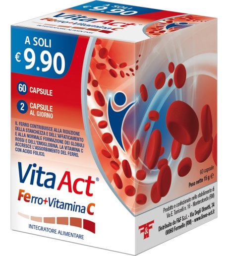 VITA ACT FERRO+VIT C 60CPS