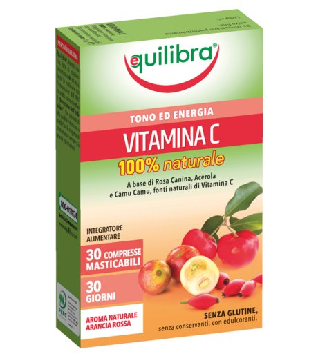 VITAMINA C 100% NAT 30CP EQUILIB