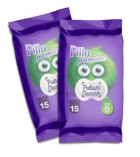 PILLO Prem.Pulisci Ciuccio15pz