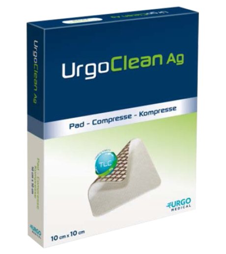 URGOCLEAN AG/SILV 10X10CM 5PZ