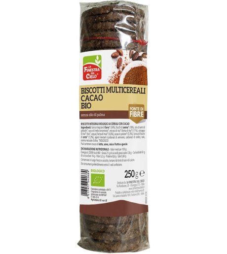 BISCOTTI MULTICER CACAO 250G