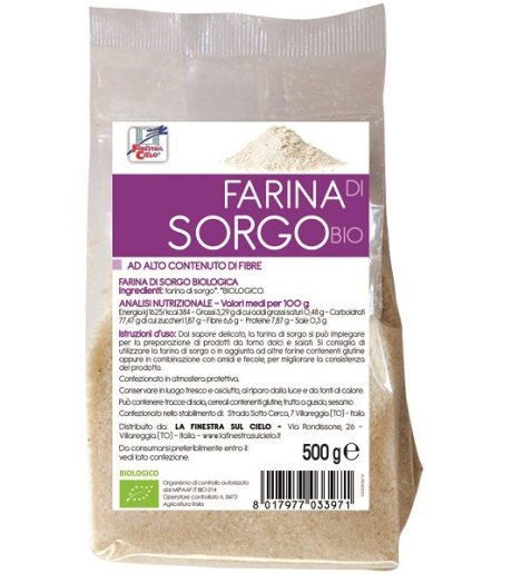 FARINA DI SORGO BIO 500G