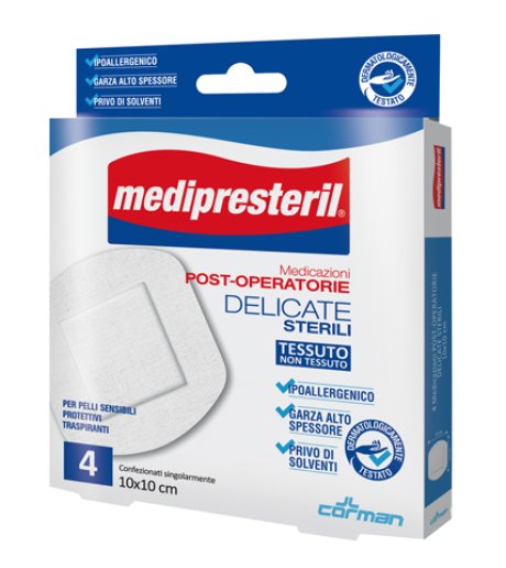 MEDIPRESTERIL POSTOP DEL 10X10