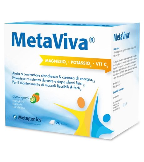 METAVIVA MG/K/VIT C 20BUST