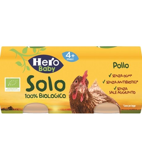 HERO B OMOG POLLO 2X80G