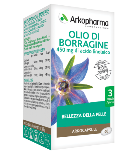 ARKOCAPSULE OLIO BORRAG 60CP BIO