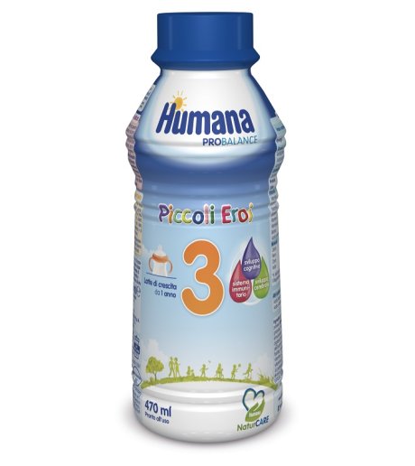 HUMANA 3 NATCARE LIQ 470ML1 BOT