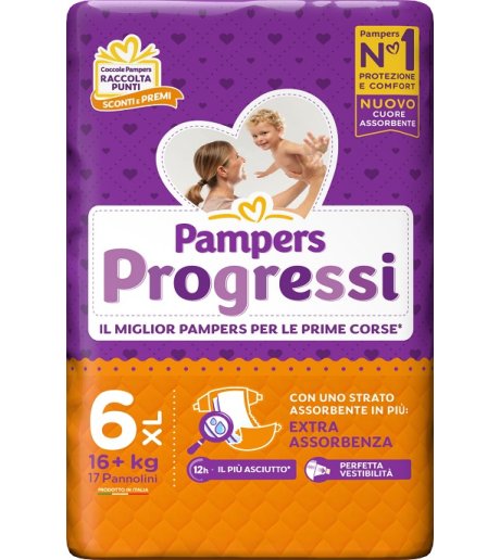 PAMPERS PROGRESSI XL 17P   0198<