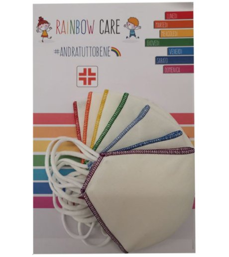 MASCHERINA RAINBOW CARE 7PZ