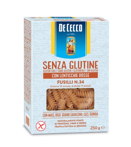 DE CECCO Fusilli/Lent.250g