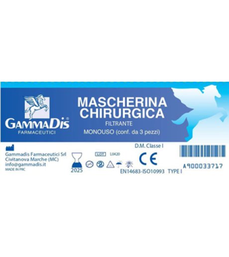 MASCHERINE CHIR AZZ GAMMADIS 3PZ