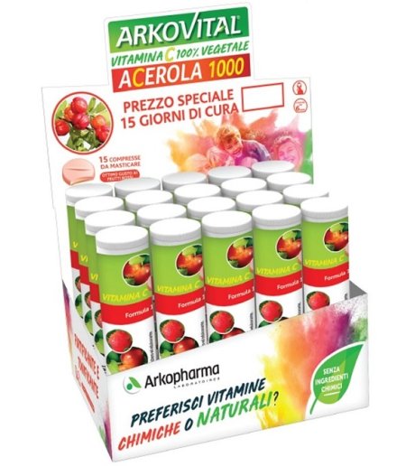 ARKOVITAL ACEROLA 1000 15CPR