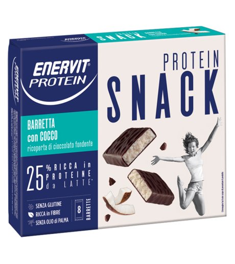 ENERVIT PROTEIN SNACK COCC8BAR